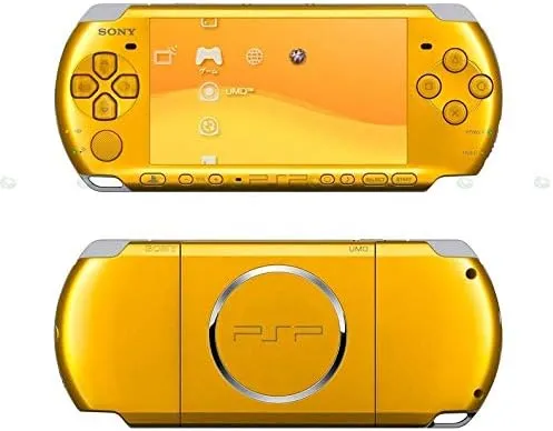 Sony Playstation Portable (PSP) 3000 Series Handheld Gaming Console System - Orange (Renewed)