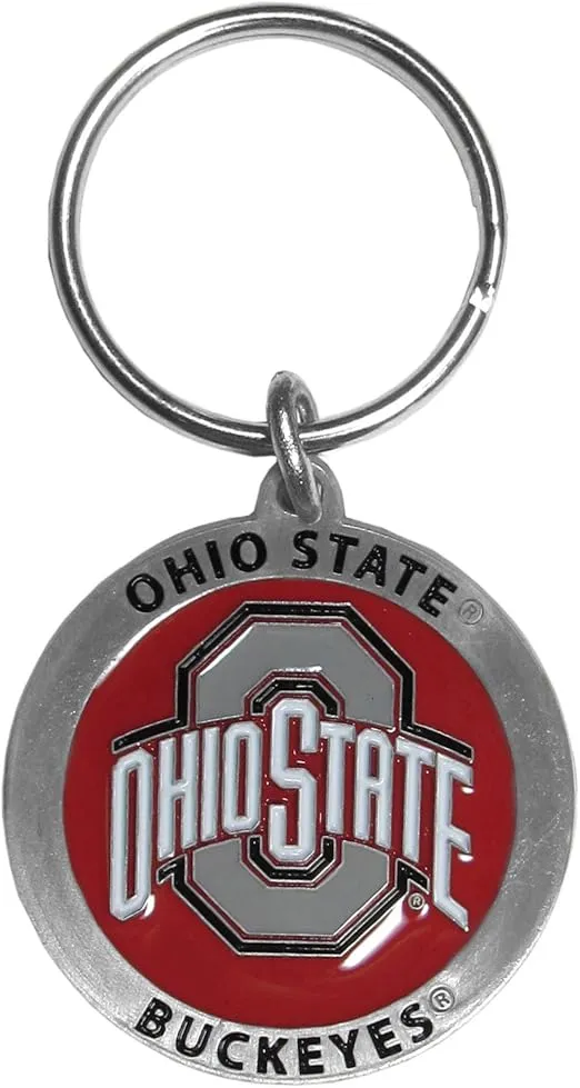 Siskiyou NCAA unisex-adult Carved Metal Key Chain