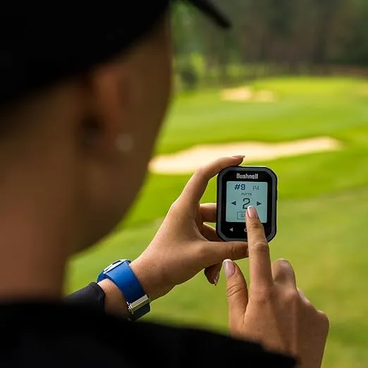 Bushnell Phantom 3 (Green) Slope Golf GPS Handheld Gift Box Bundle - Touchscreen, Auto Course, Hole Recognition & Auto-Prompt Score Entry with PlayBetter Wall Adapter & Protective Case