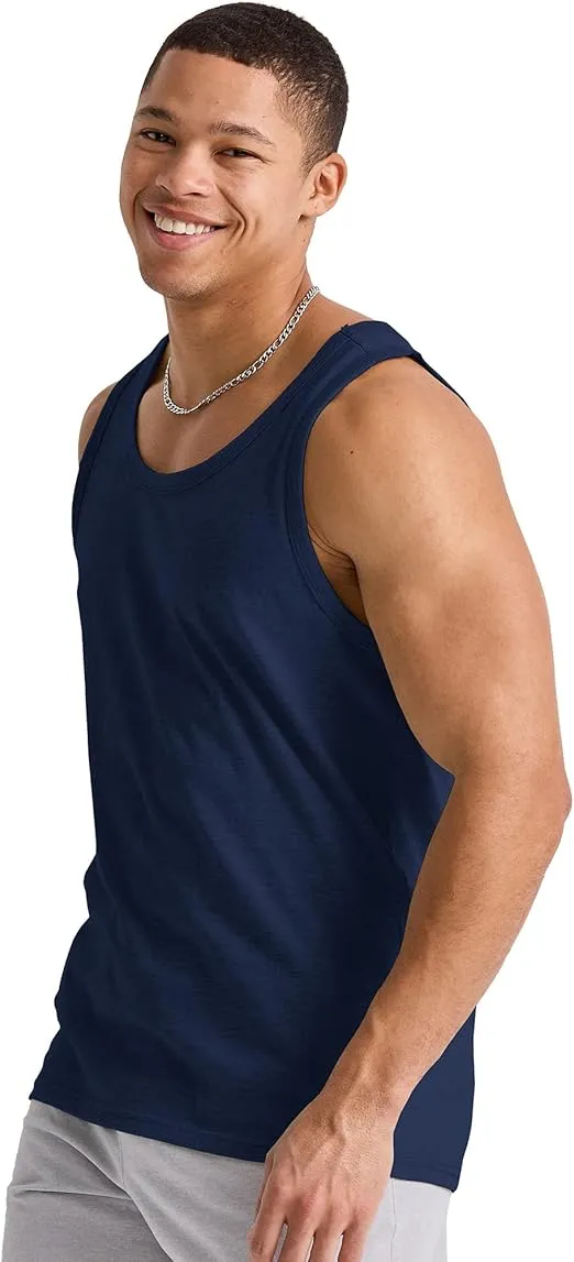 Hanes Men's Originals Tri-Blend Tank Top, Lightweight Tanks For Men, Sleeveless Tank Shirt