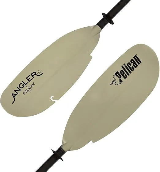 Pelican - Poseidon Angler Paddle - Aluminum Shaft with Reinforced Fiberglass Blades - Lightweight, Adjustable Kayaks Paddles - Perfect for Kayak Fishing