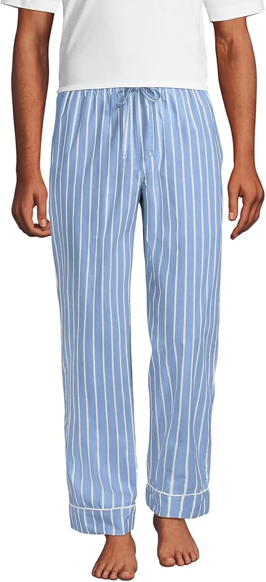 Lands' End Men's Poplin Pajama Pants
