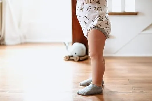 Burt's Bees Baby Unisex Baby Socks Ankle or Crew Height Made with Soft Organic Cotton, 6 Packs with Non-Slip Grips for Babies