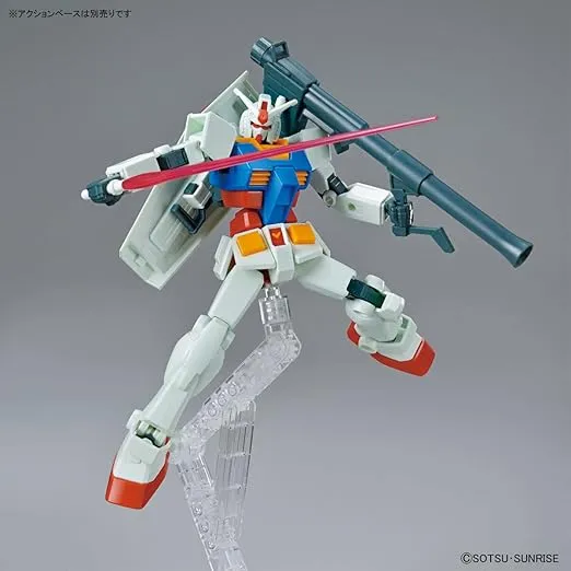Bandai Hobby - Mobile Suit Gundam - 1/144 RX-78-2 Gundam (Full Weapons Set), Bandai Spirits Entry Grade Model Kit