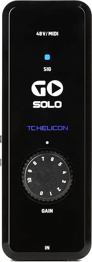 TC-Helicon GO SOLO Audio/MIDI Interface for Mobile Devices