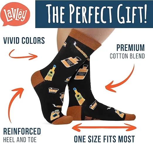 Lavley If You Can Read This, Bring Me Funny Socks - Novelty Gifts for Men, Women and Teens