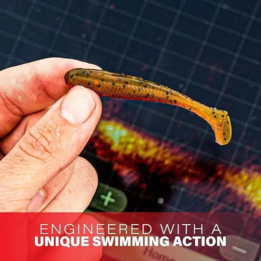 6TH SENSE - Divine Swimbait Series - Soft Plastic Swimbait and Trailer - Bass Fishing Lure - Multiple Sizes and Color Variations