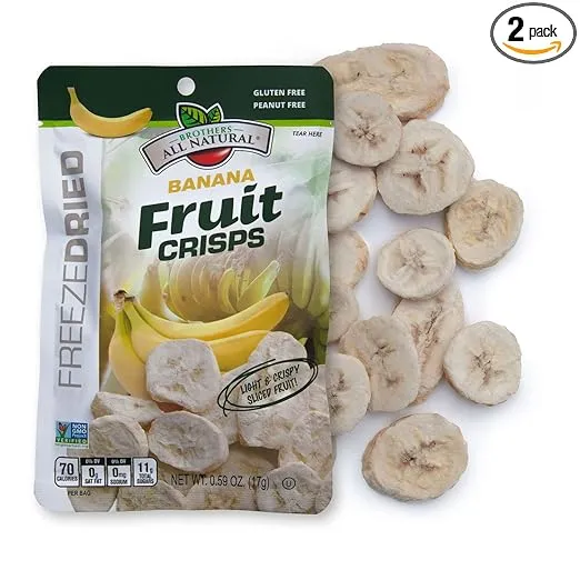 Brothers-ALL-Natural Fruit Crisps, Banana, 0.59 oz (Pack of 24)