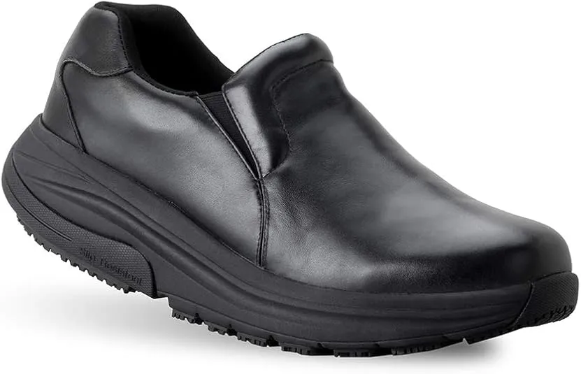 Gravity Defyer Women's G-Defy Compass 2.0 Work Shoes - VersoShock All Day Comfort Slip-on Shoes Supportive Slip Resistant Clogs