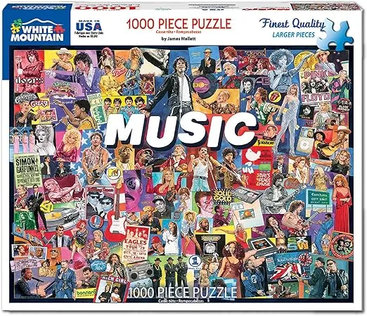 White Mountain Puzzles Music - 1000 Piece Jigsaw Puzzle