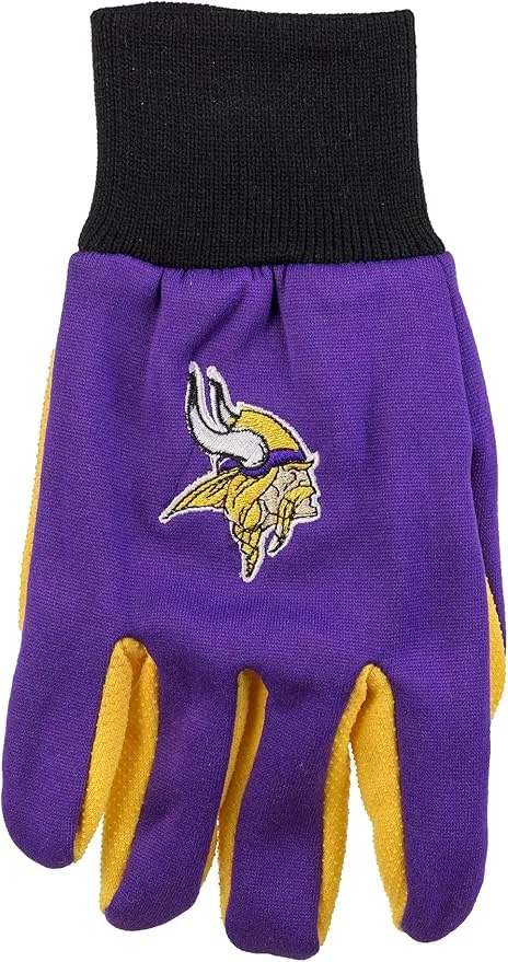 FOCO NFL Colored Palm Utility Work Gloves