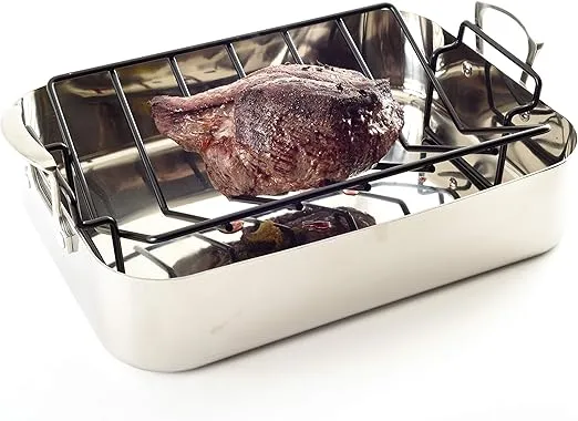 Norpro Nonstick Roasting Rack Heavy Duty | Extra Large 13" x 10" | 1-Count