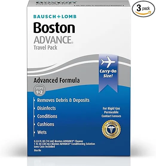 Bausch & Lomb Boston Advance Formula Travel Pack ( 3 pack)