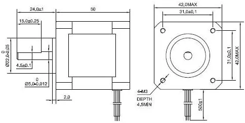 3pcs Nema 17 Bipolar Stepper Motor Kit 92oz.in 2.1a 4-lead 60mm Hobby CNC