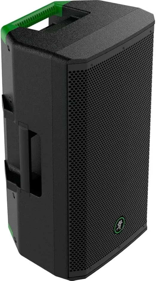 Mackie Thrash215 15" 1300W Powered PA Loudspeaker System Bundle with Steel Speaker Stand and XLR Cable