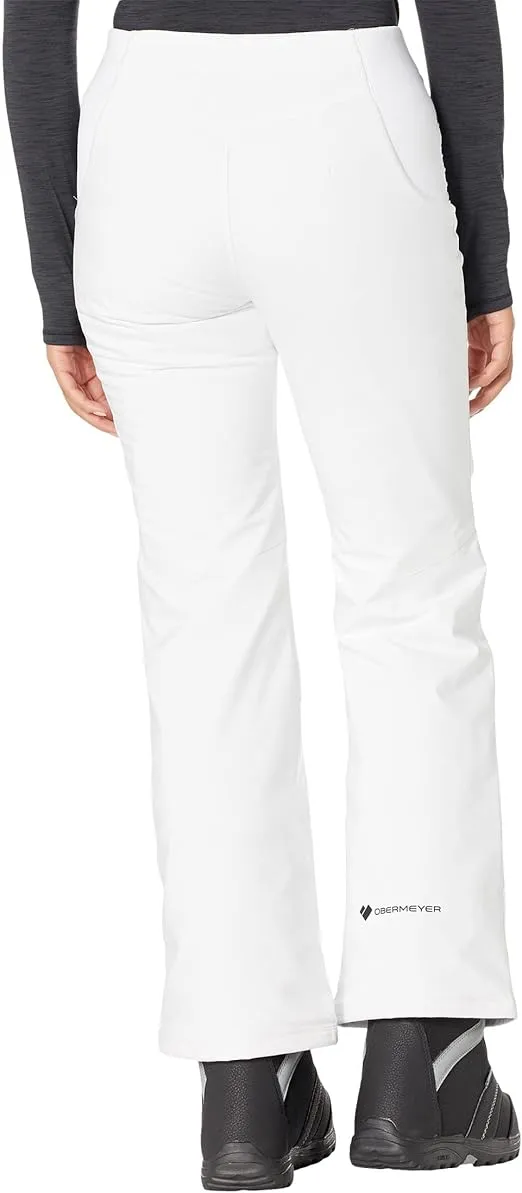Obermeyer Womens Sugarbush Stretch Pant, White, 12L