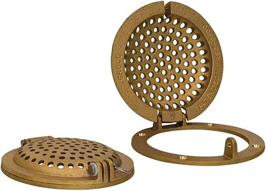 GROCO Bronze Round Hull Strainer w/Access Door f/Up to 1" Thru-Hull