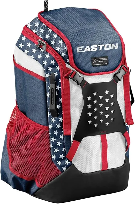 Easton Walk-off Nx Backpack Equipment Bag | Adult | Baseball & Fastpitch Softball | Team Logo Panel | Multiple Colors