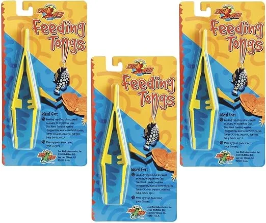 Zoo Med (3 Pack) Laboratories Feeding Tongs