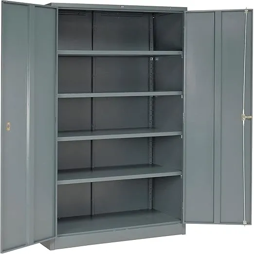 Global Industrial Unassembled Metal Storage Cabinet 48x24x78, Gray