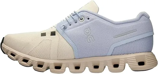 On Women's Cloud 5 Sneakers, Nimbus/Moon, 9 Medium US
