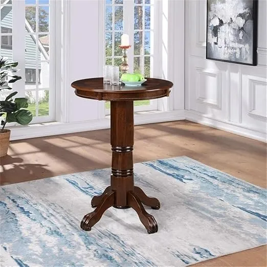 Boraam Florence Pub Table, 42" Height, Cappuccino