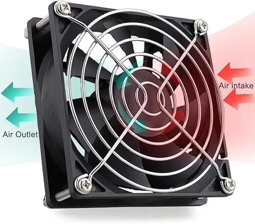 GDSTIME 92mm x 92mm x 25mm 12V Dual Ball Bearings Brushless Cooling Fan