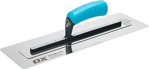 OX Pro Semi Flex Stainless Steel Trowel 16in / 405 x 125 mm