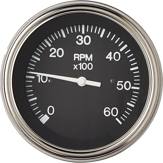 Sierra International 82288P Heavy Duty Electric Tachometer for Outboards & 4-Stroke Gas Engines, 3"