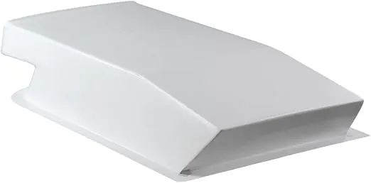 Snorkel Drag Car Fiberglass Hood Air Scoop, 1-Piece, 28 x 17 x 6