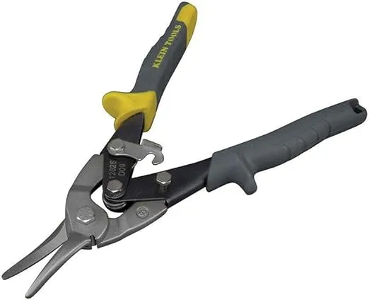 Klein Tools 1202S Metal Shears, Aviation Snips, Straight Cut