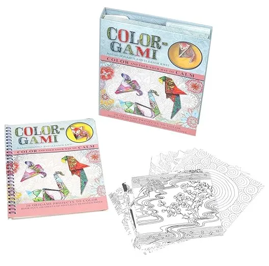 Color-Gami: Color and Fold Your Way to Calm (Origami Books)