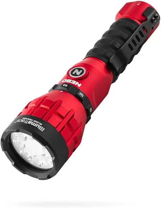 NEBO ILLUMATRACE Blood Tracker Flashlight, Rechargeable,Precision Blood Tracking Light with Dual Light Modes for Every Big Game Hunter
