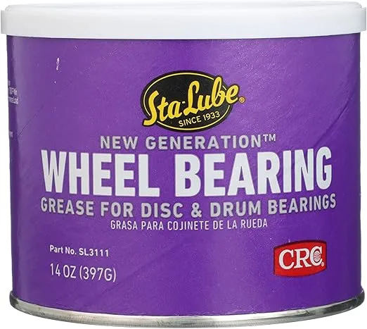 Sta-Lube SL3111 New Generation Wheel Bearing Grease for Disc and Drum Brakes - 14 wt. oz.