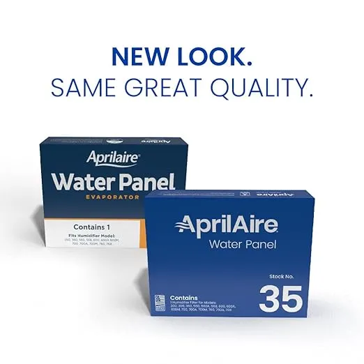 AprilAire 35 Water Panel Humidifier Filter Replacement for AprilAire Whole-House Humidifier Models 350, 360, 560, 560A, 568, 600, 600A, 600M, 700, 700A, 700M, 760, 760A, 768 (Pack of 1)