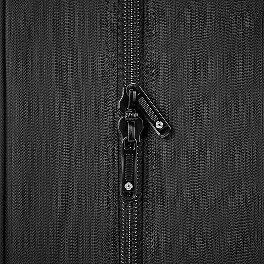 Samsonite Ascella 3.0 Softside Expandable Luggage with Spinners, Black, 2W Garment Bag