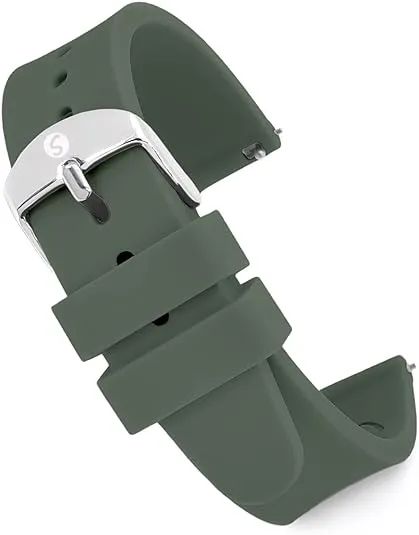 Speidel Replacement 14mm Scrub Silicone Watchband for Nurses, Doctors, Students in Multiple Colors