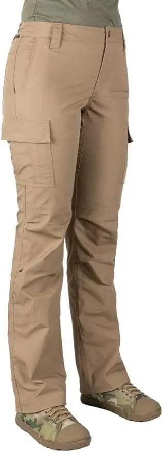 LAPG Women's Gear Stretch Tactical Pants, 7 Pocket Cargo Pants for Women, Durable Flex Ladies Work Pants for Outdoor & Hiking