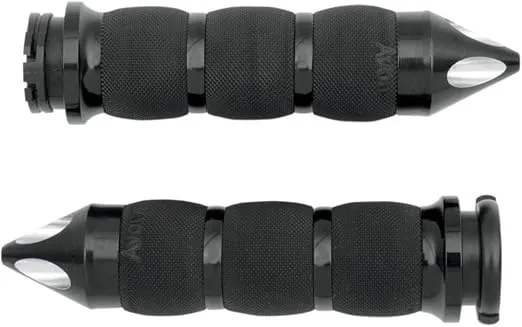 Avon Grips Black Air Cushion Spike Grips AIR-90-ANO-SPK