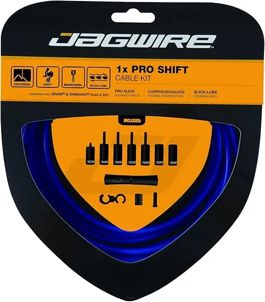 Jagwire Pro Unisex Adult Cables and Sheaths, Blue, One Size