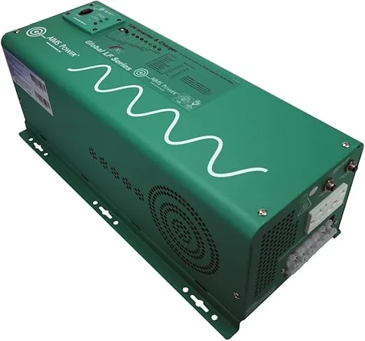 AIMS Power PICOGLF25W12V120AL Green 2500W Power Inverter Charger with Transfer Switch (12VDC to 120VAC)