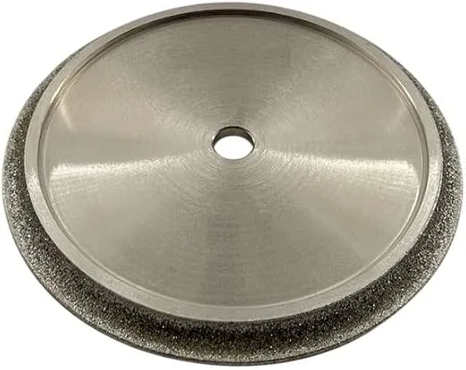 Diamond Profile Wheel for Granite, Marble, Travertine, and Porcelain for Tile Saws - 7" Diameter Shape B - 3/8" Radius Demi-Bullnose