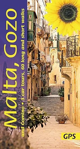 Malta, Gozo and Comino Guide: 60 long and short walks with detailed maps and GPS; 3 car tours with pull-out map (Sunflower Landscapes)