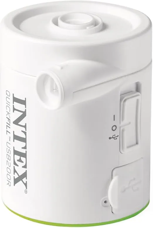 INTEX QuickFill Electric Air Pump: Inflates and Deflates Air Mattresses, Inflatable Kayaks, Boats, Toys