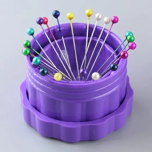 Gypsy Quilter Magnetic Pin Cup Small Gypsy Purple
