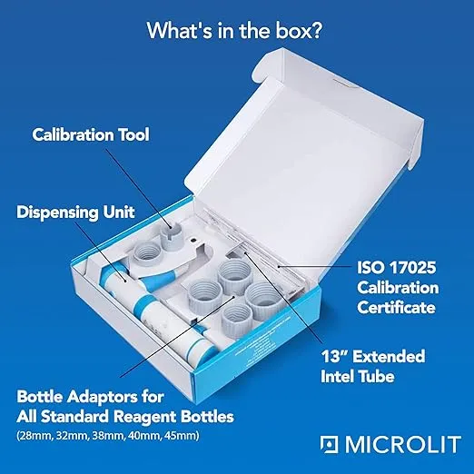 SCITUS BottleTop Dispenser, Lab Equipment for Safely and Precisely Dispensing Research Chemicals, Oils, Solvents and Reagents from Lab Bottles/Containers (0.5-5ml)