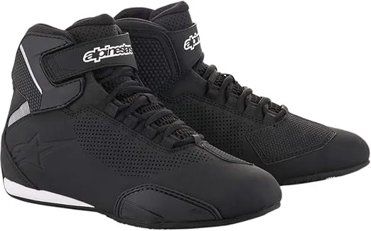 Alpinestars 25156181095 Men's Sektor Vented Street Motorcycle Shoe, Black, 9.5