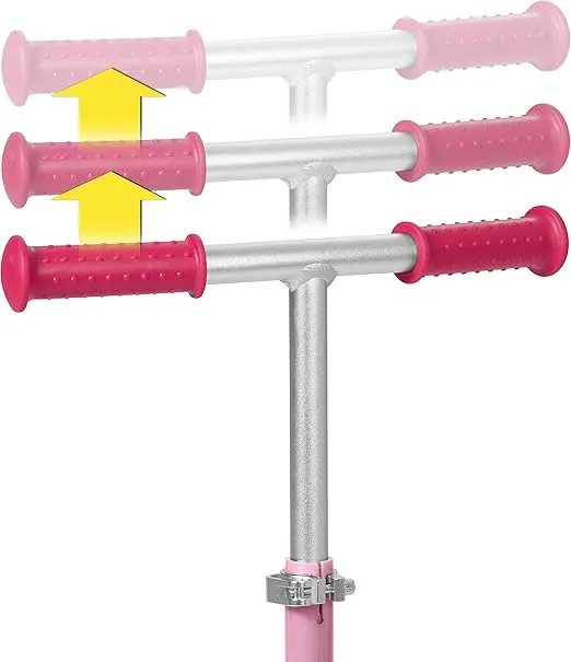 Radio Flyer Kick and Glide Scooter, 2 Wheel Scooter, Pink Kick Scooter, for Kids Ages 3-5 Years Old