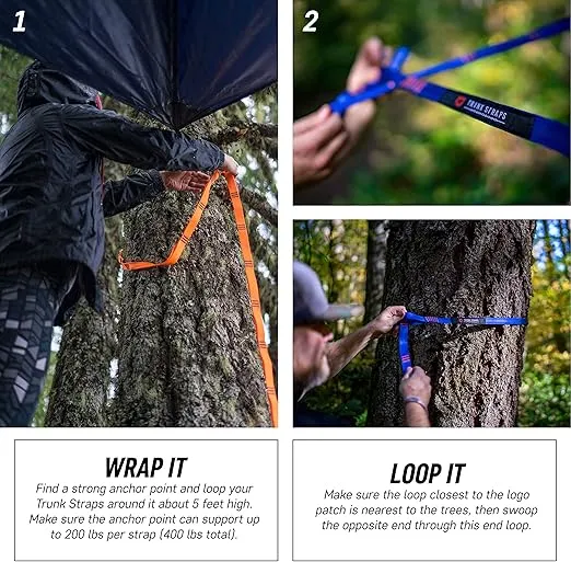 Grand Trunk Hammock Tree Trunk Straps | Hammock Suspension System