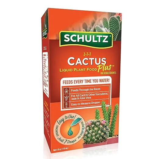 Schultz Cactus Plus 2-7-7 Liquid Plant Food, 4-Ounce 2